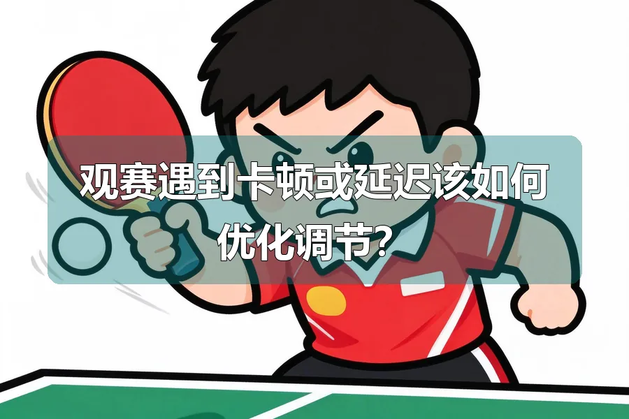 观赛遇到卡顿或延迟该如何优化调节？